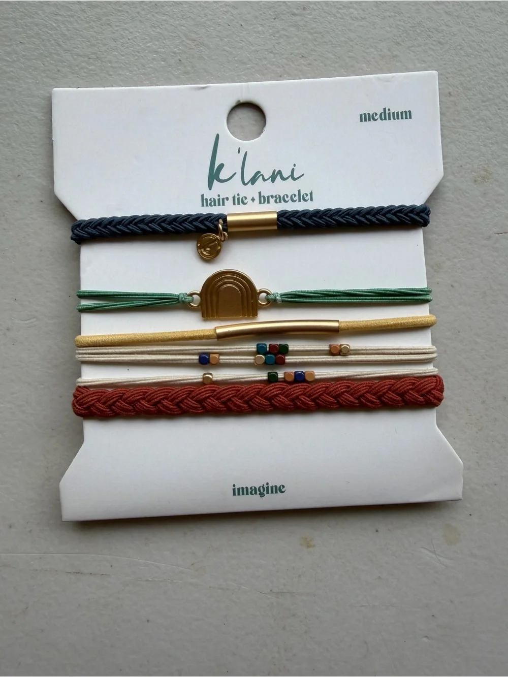 K'lani Imagine Hair Tie Bracelet Set